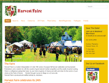 Tablet Screenshot of harvestfaire.org